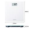 Omron Weight Scale White HN-300T2-JTW Smartphone linked Automatic data transfer Automatic recognition Start measuring just by riding Simple and stylis