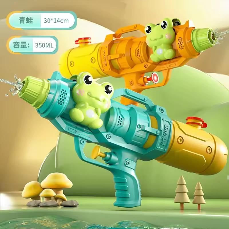Игрушки Большая утка динозавр акула Портативный Летний Впитывающий Водяной пистолет высокого давления Пляж Открытый Водяной пистолет Битва Взрослые Дети