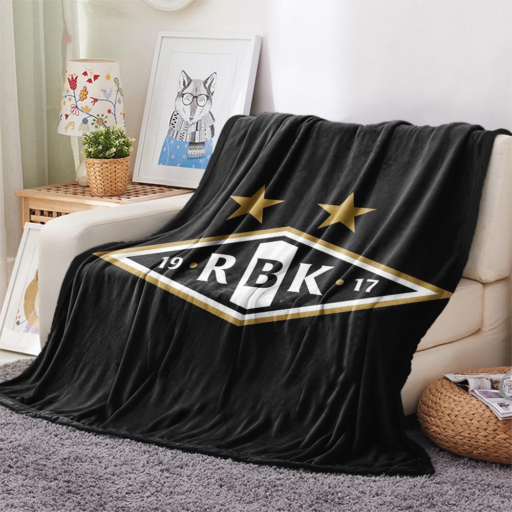 Rosendahl BK Print Flannel Blanket, High quality Comfortable for All Seasons, Home Decor, Warmth and Comfort