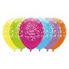 Creative Party Воздушные шары с днем рождения с латексным принтом (Упаковка из 6 шт.)