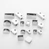 2pcs Thicken Alloy Board Support Plank Clip Glass Shelf Support Glass Clamp Glass Shelf