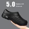 Мужские нескользящие водонепроницаемые рабочие туфли шеф-повара - маслостойкие, гостиничного класса, прочные, с мягкой подошвой для безопасности на кухне