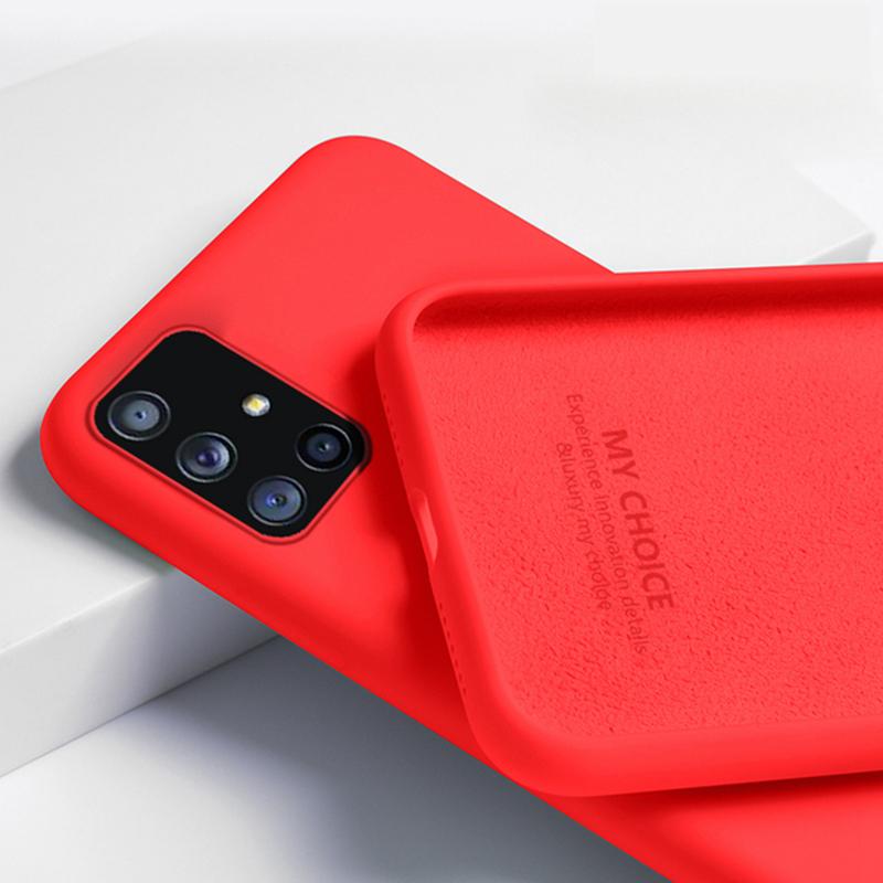 Мягкий чехол из микроволокна + жидкий силикон, 13 цветов, для Samsung Galaxy A12 M12 M22 M32 M42 A22 A32 A42 A52 A72 4G 5G A03S A02S