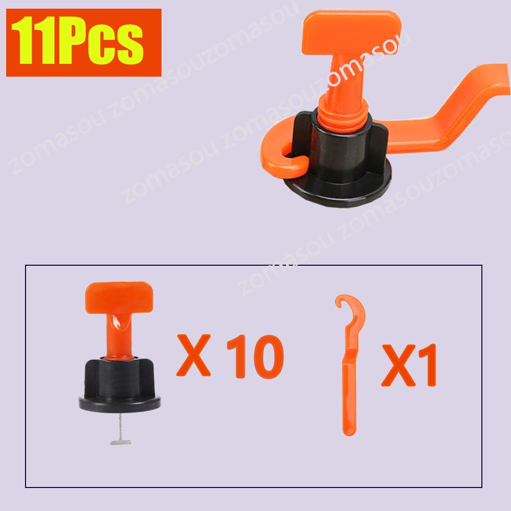 11-1202PCS Система выравнивания напольной плитки, зажимы, набор строительных инструментов, регулятор уровня, ручные инструменты для укладки плитки на стену, локаторы, распорки