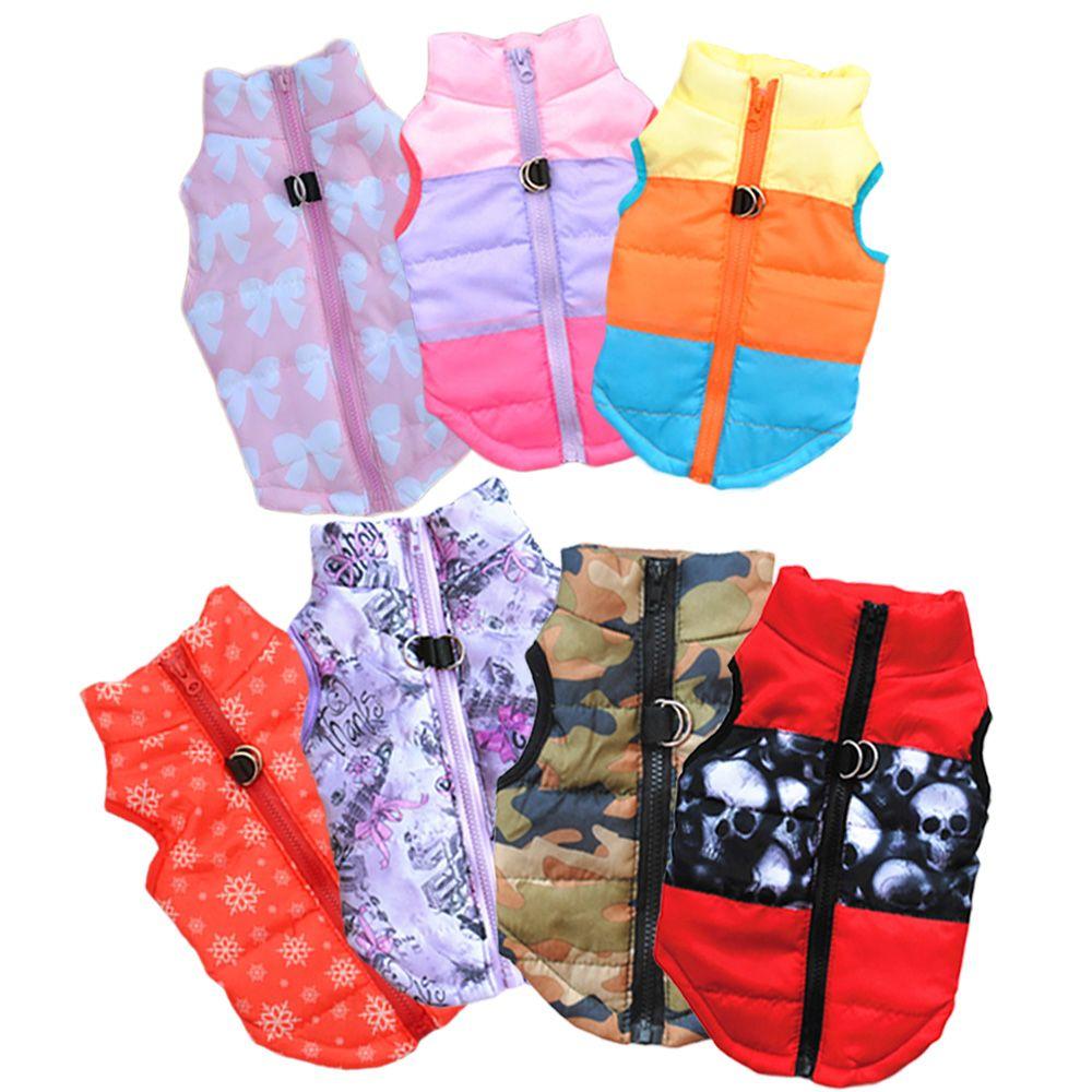 Fashion Apparel Suit Jumpsuit Dog Vest Thickened Clothes Puppy Wadded Jacket Pet Warm Coat