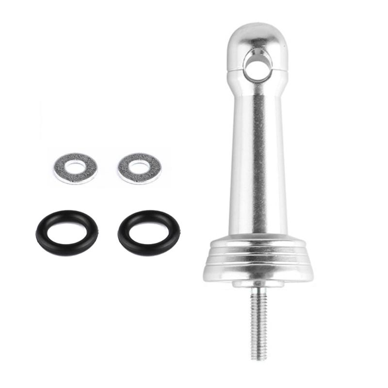 Fishing Reel Balancers Reel Stand Equipped with Gasket and Rubber Rings Aluminum Fishing Wheel Balance Rod