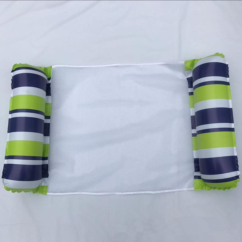 Складной двухцветный надувной плавающий плот для водных развлечений в открытом бассейне, экологичный материал ПВХ, 115*66см