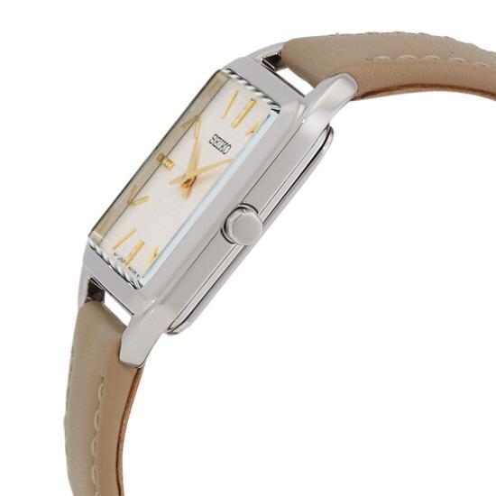 Seiko Классические кварцевые женские часы 26 мм из нержавеющей стали SWR089P1