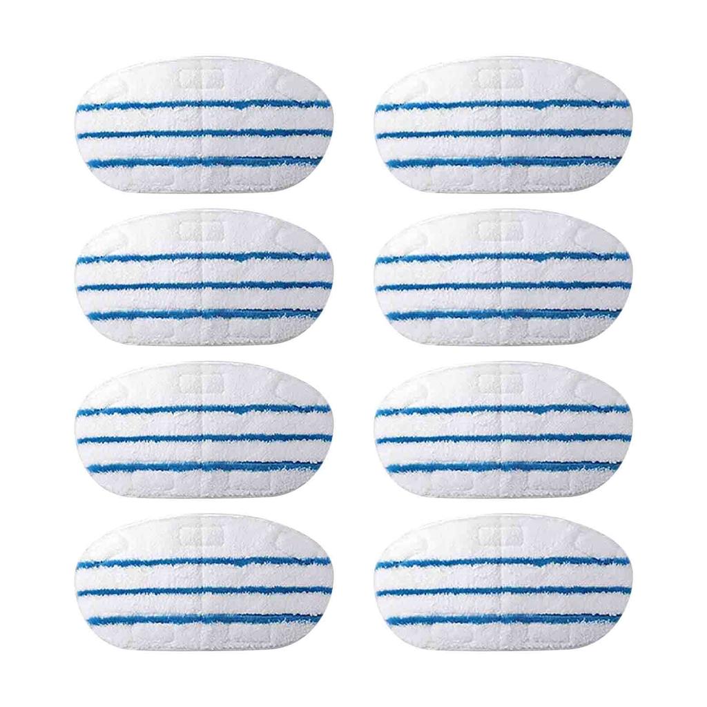 8 Pack Replacement Steam Mop Pads Compatible PurSteam PurSteam Steam Mop Cleaner ThermaPro 10-in-1