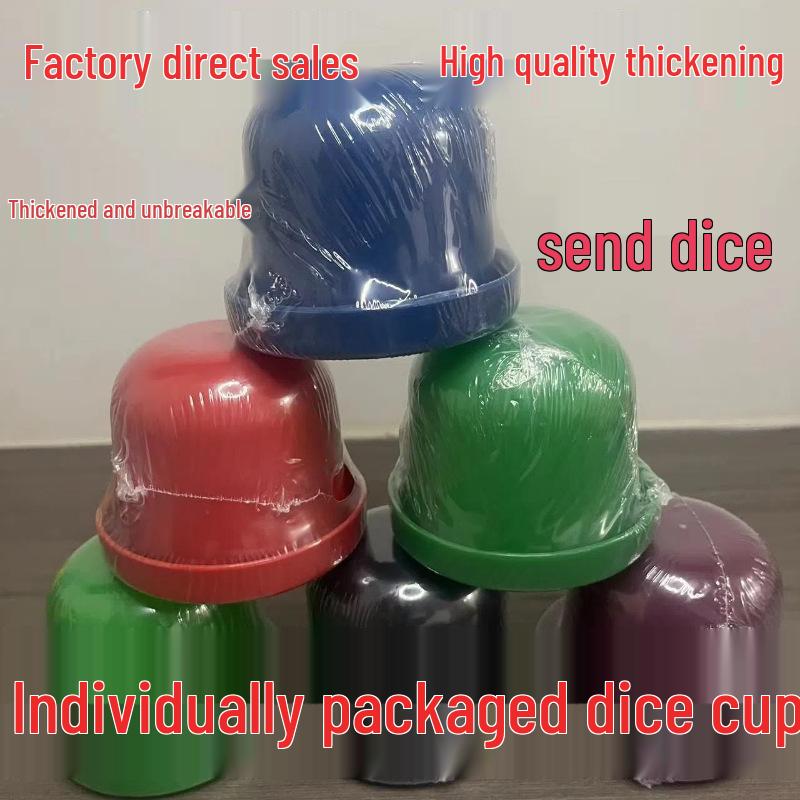 Individually Packaged Dice Shaker Cup for Convenience Stores