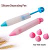 Silicone Icing Pen Set with Chocolate and Cream Nozzles for Cake and Cookie Decoration