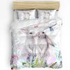 Forest Fairy Flower Butterfly Girl Duvet Cover with Pillow Case Custom 3pcs Bedding Set Quilt Cover Double Bed Home Textile