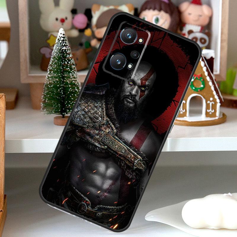 Чехол God of War для OPPO Realme C55 C35 C33 C31 C30 C25 C21Y C11 GT Neo 5 3T 2T Realme 10 9 11 Pro Plus