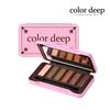 Палитра теней для век Color Deep 6 цветов Lead My
