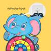 Children's Elephant Sticky Ball Dart Board Cartoon Pattern Ball Toys Parent-Child Interaction Throwing Target Ball