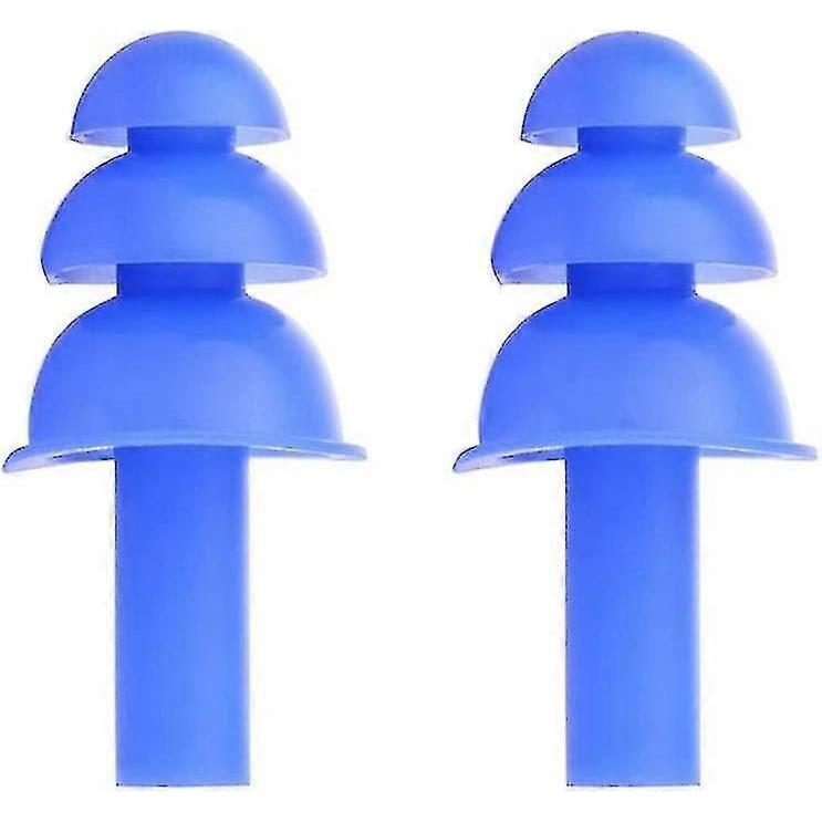 6 Pairs Gel Swimming Or Sleeping Ear Plugs With Separate Packing Case Soft
