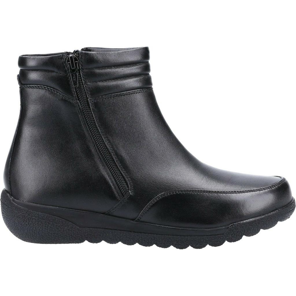 Fleet & Foster Womens/Ladies Morocco Twin Zip Leather Ankle Boots