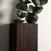 Wooden Plants Holders Wood Wall Planter Wall Decor for Artificial Flower Plants Wall Plant Pocket Vase Hanging for Living Room Bedroom Decroation