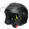 Marushin Jet Motorcycle Flat Size M MSJ2 1002324 JE-1 Helmet, Black, (57-58cm),