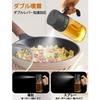 Unique 2-in-1 Design: Olive Oil Sprayer, One-Hand Operation, 550ml, for Oil, Soy Sauce, and Vinegar, Waterproof Glass Bottle for Easy Storage