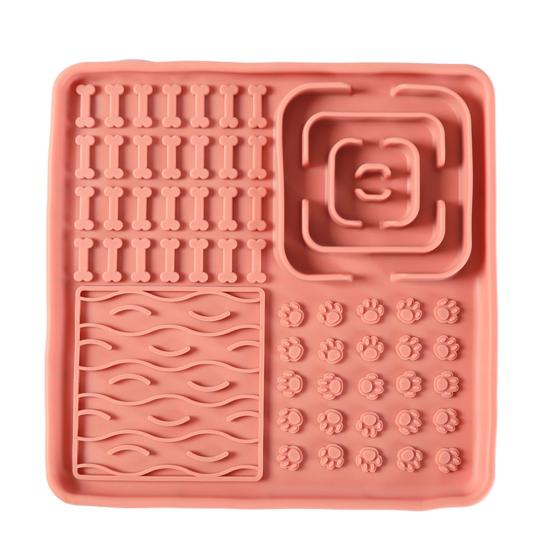 Yousheng Cat Lick Mat Dogs Fun Slow Feeder with Suction Cups Non-Slip Dog Enrichment Treat Mat for Dogs Cats Boredom Relief Mental Stimulation