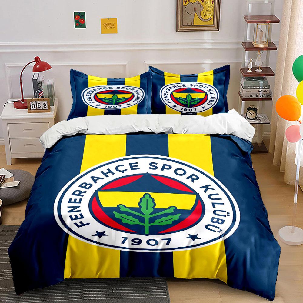 "Fenerbahce Club Bedding Set" Bedding Duvet Cover Set Duvet Cover Pillowcases (1 * Duvet Cover 2 * Pillowcases, without duvet insert)