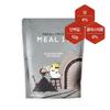 Meal It meal replacement protein shake black sesame flavor refill pack, 500g, 2 packs
