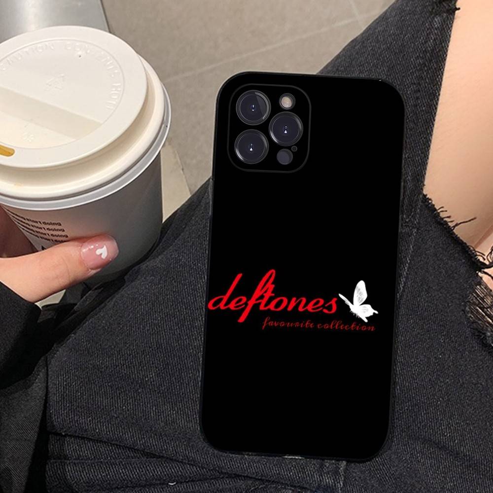Чехол для телефона Deftones (группа) для iPhone 16 15 14 13 12 11 17 Pro Max Простой задний мягкий чехол из ТПУ