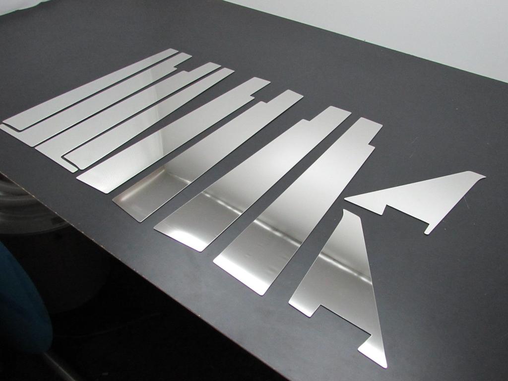 BRIGHTZ Stainless Steel Plated Pillar Panels for Toyota Solio MA15S with Visor for and Ultra-Mirror (10-Piece Set) (PIL-SIL-236) MA, MA15, A15,