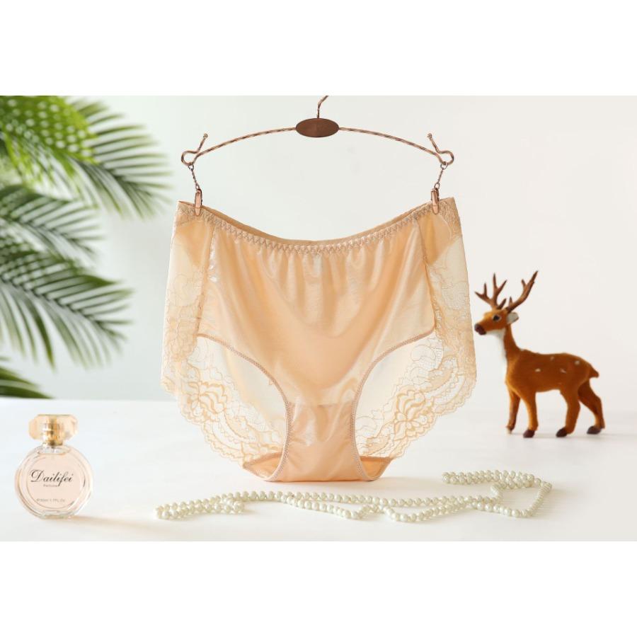 65-150 кг Большие трусики Женское нижнее белье большого размера Ice Silk Кружевное нижнее белье Женские прозрачные трусики с высокой посадкой