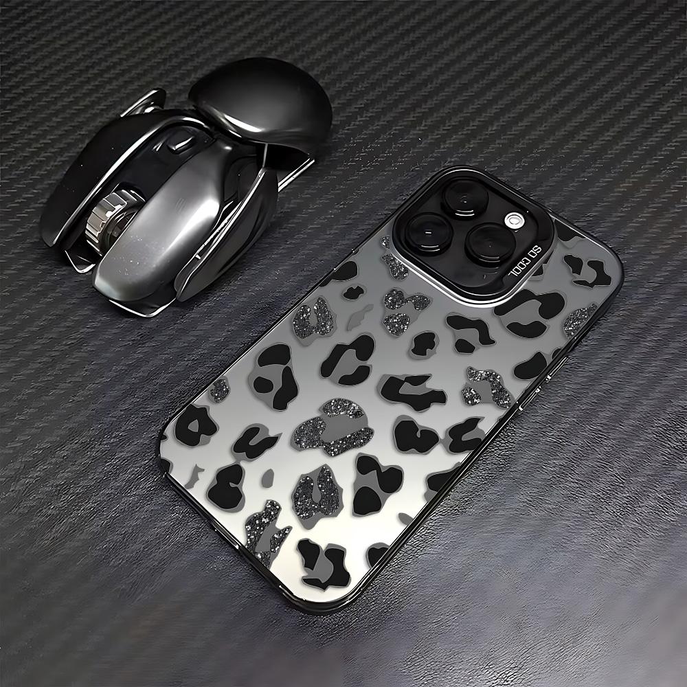 Блестящий цветной чехол с леопардовым принтом для Tecno Pova Spark Go 30C 20 7 Pova 6 Camon 40 30S 20 itel P36 A48 S23 Pro 4G 5G