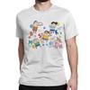 Футболка Miniso Crayon Shin-chan для мужчин и женщин Сато Масао Нини Тоору Бочан Новинка Футболки из чистого хлопка Футболки Большие размеры