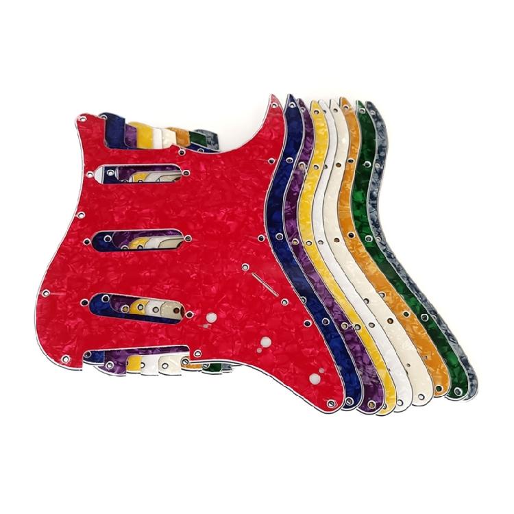 Стандартный 11-отверстий 6-струнный гитарный SSS пикгард подходит для современной гитары, басовая деталь