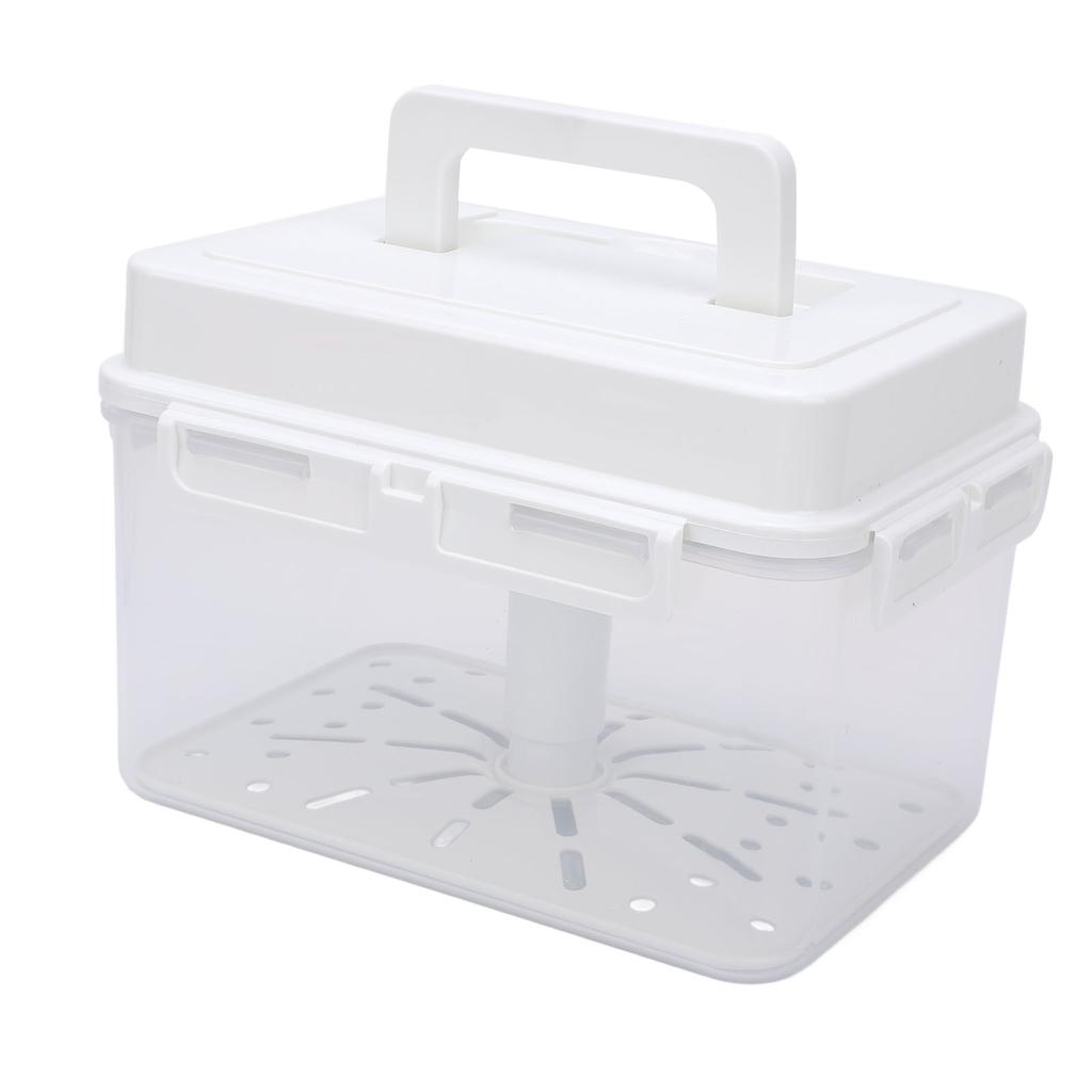 Контейнер для ферментации кимчи Большой вместимости Хорошая герметичность Прямоугольный Ящик для ферментации кимчи 4 л