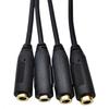 3.5mm Jack 3.5mm Aux Splitter Audio Cable 3.5mm 1/8 TRS Male HUB Splitter Audio Cable  MP3 Speaker