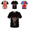 Vintage Union Jack Logo T-shirt Distressed Retro Style Graphic For British Culture Lovers