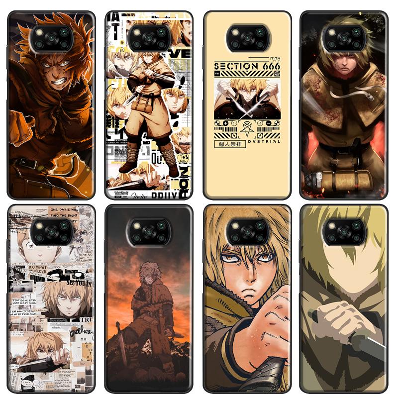 Чехол Thorfinn Vinland saga anime для Xiaomi Mi 11 Lite 9T 10T 11T Pro POCO X3 Pro X3 GT F1 F2 F3 M4 M3 Pro
