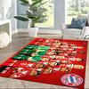 Bayern Munich Area Rug Design for Dormitory Balcony Dining Room Entryway Anti-slip Rug Office home decor Perfect Gift for Valentine's Wedding Birthday