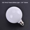 Milky Glass Bulb G80 G95 7W E27 Globe Ball Bulb Cold/Warm White Lampada Led Lamp
