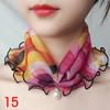 Lace Variety Scarf For Women Lady Silk Chiffon Scarf Lace Gifts Hair Variety Neck Bandana Fashion Scarves