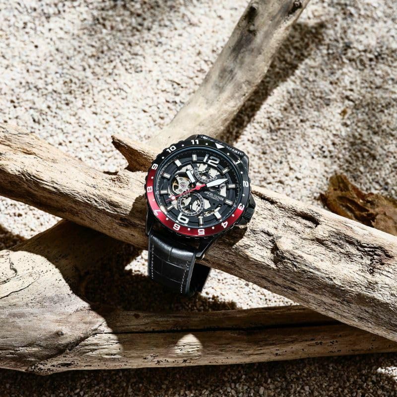 Часы TIME CRAFT DIVER AUTOMATIC Time Craft Diver Automatic с черным циферблатом из нержавеющей стали, автоматический механизм, калибр 45 мм, обычная гарантия, бренд часов [Angel Clover]