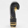 Leone1947 Boxing Gloves 12 oz Buffalo Leather Injected Foam Padding Black