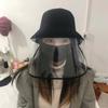 Защита всего лица Капли Слюна Защитная Кепка Защита от Солнца Велосипедная Ветрозащитная Шляпа для Пары Шляпа-Ведро Защитный Ветровой Шляпа-Таз