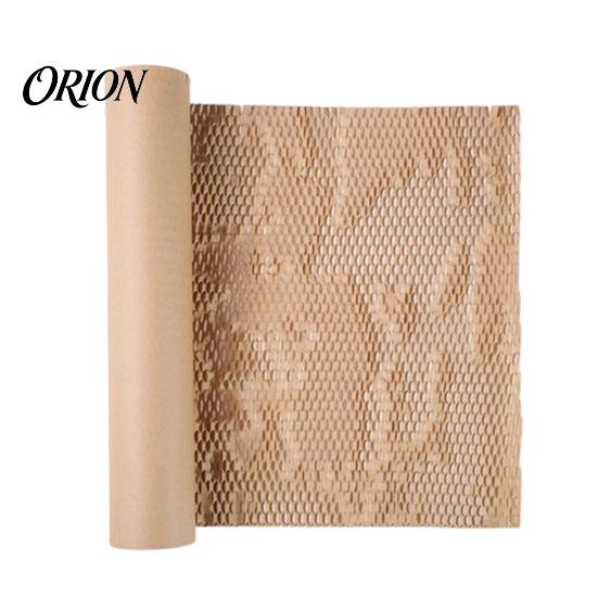 Protective Cushioning for Vases Honeycomb Packing Paper Roll, Fragile Items Shock Absorbing Packaging Wrapping Ceramics Supply, Sustainable