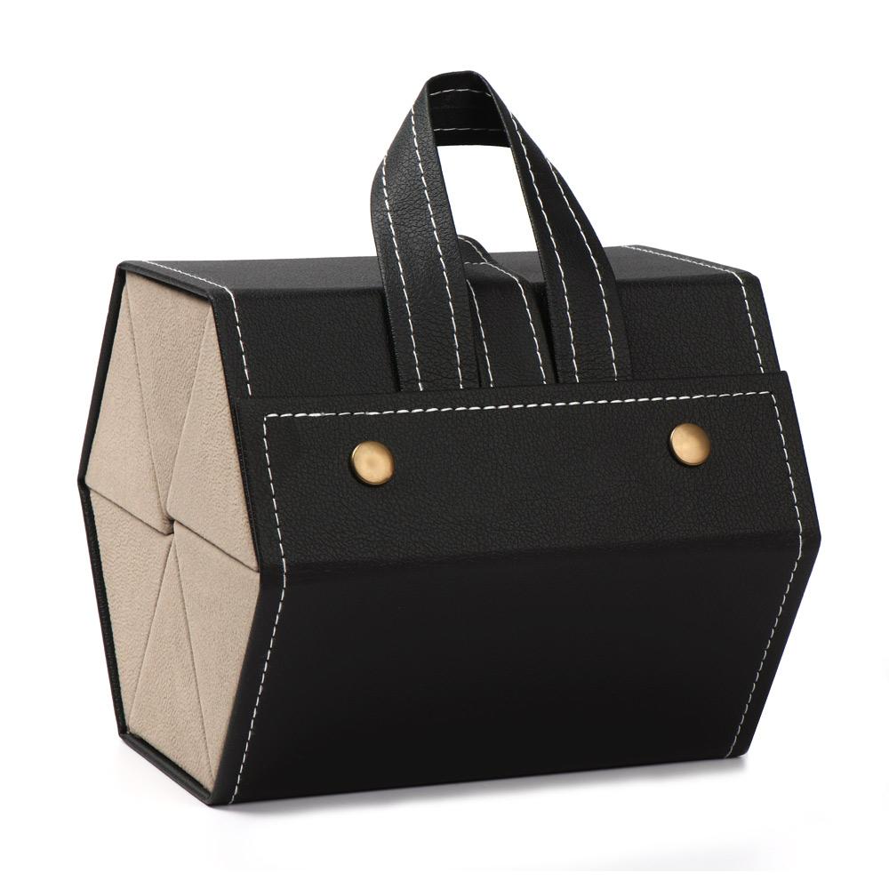 Portable Folding Glasses Organizer 2/3/6 Multi-slot Sunglasses Storage Display Travel PU Leather Glasses Case Box Home Storage