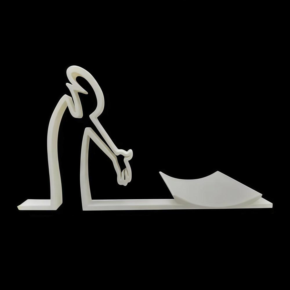 Humorous Minimalist Roll Paper Holder Practical Rustproof Toilet Paper Holder 3D Printing Vertical Tissue Holder Home Decoration