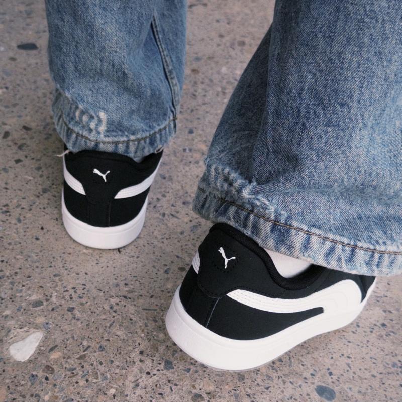 Puma Smash 3.0 Buck Удобные низкие кроссовки Унисекс Кроссовки Черные 392336-01