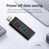 6-в-1 USB зарядное устройство для мобильного телефона Тестер емкости мобильного питания Напряжение Ток Измеритель мощности DC 4 ~ 30 В с функцией памяти отключения питания