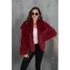 Fur Big Collar Synthetic Fur Coat Short Fashion Imitation Fox Fur Coat Fluffy Plush Women's Clothing