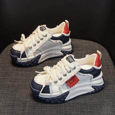 Поп-туфли повседневные туфли на толстой подошве белые туфли студенческие туфли